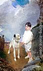 Cecilia Paintings - Lane Lovell and His Dog by Cecilia Beaux